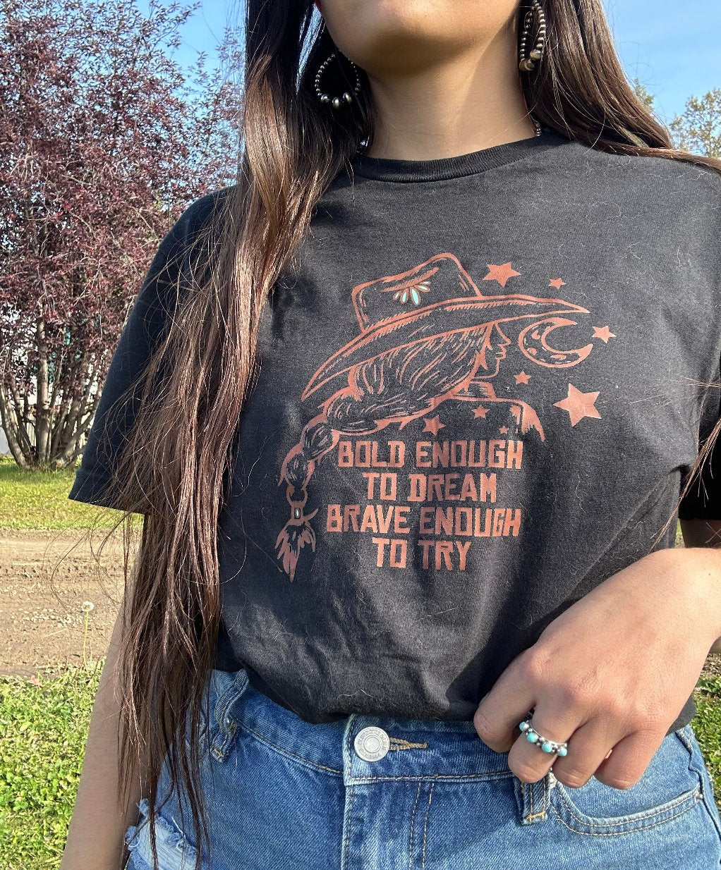 “Bold Enough to Dream” Black Tee