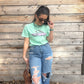 “Lux” Green tee
