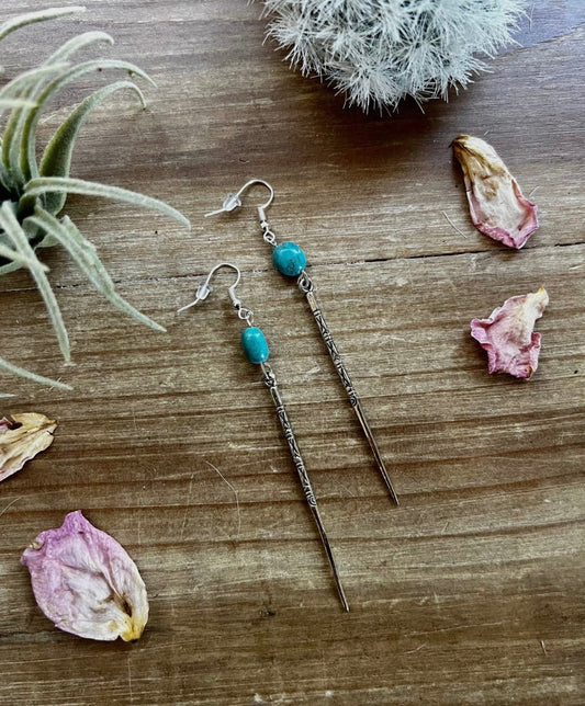 Earrings with Turquoise