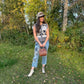 Fringe knit Sweater Vest