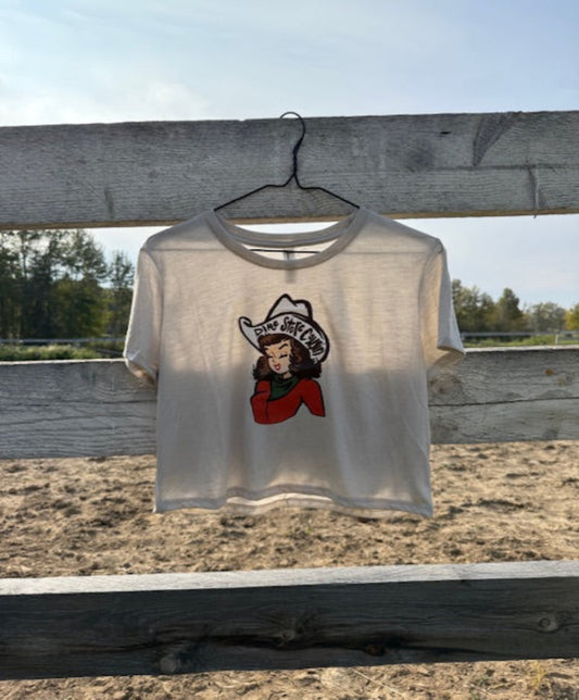 Dime Store Cowgirl Cropped Tee