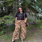 Camo barrel jeans