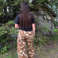 Camo barrel jeans