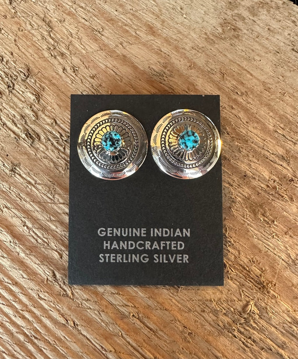 Kingman Turquoise Sliver Earrings